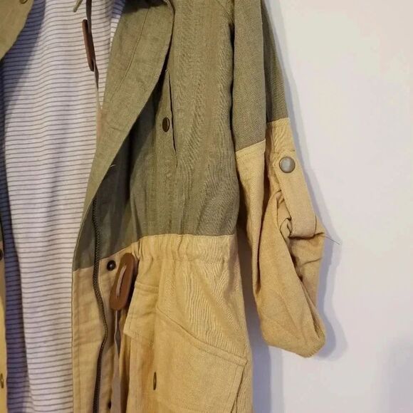 NWOT Blu Pepper linen blended Jacket - Picture 5 of 5